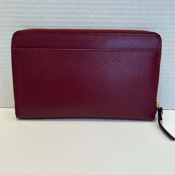 Kate Spade Grand Street Zip Travel Wallet - Merlot - NWT - Picture 2 of 7